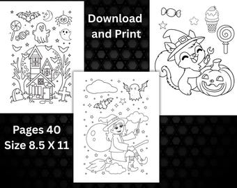 Coloring Pages for Kids & Adults Preschool Kindergarten(PDF Pattern)