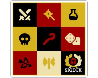 Sigdex Game Grid Sticker