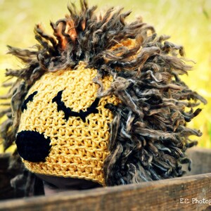 Crochet PATTERN Lion Hat King of the Jungle PDF sizes newborn child image 4