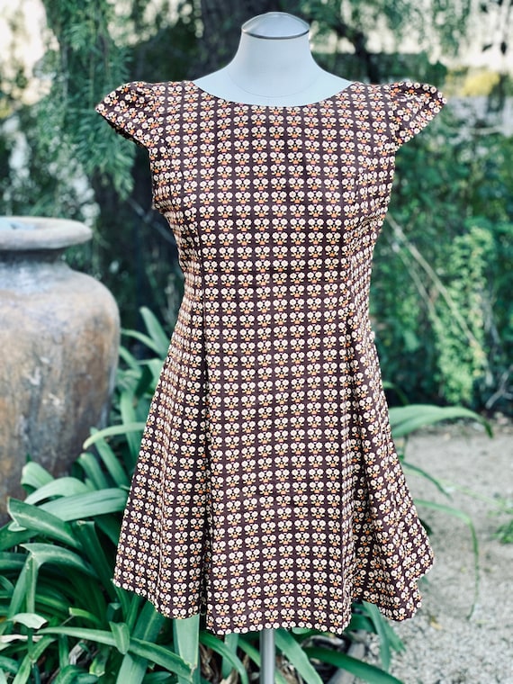 Vintage Handmade Retro Picnic Dress