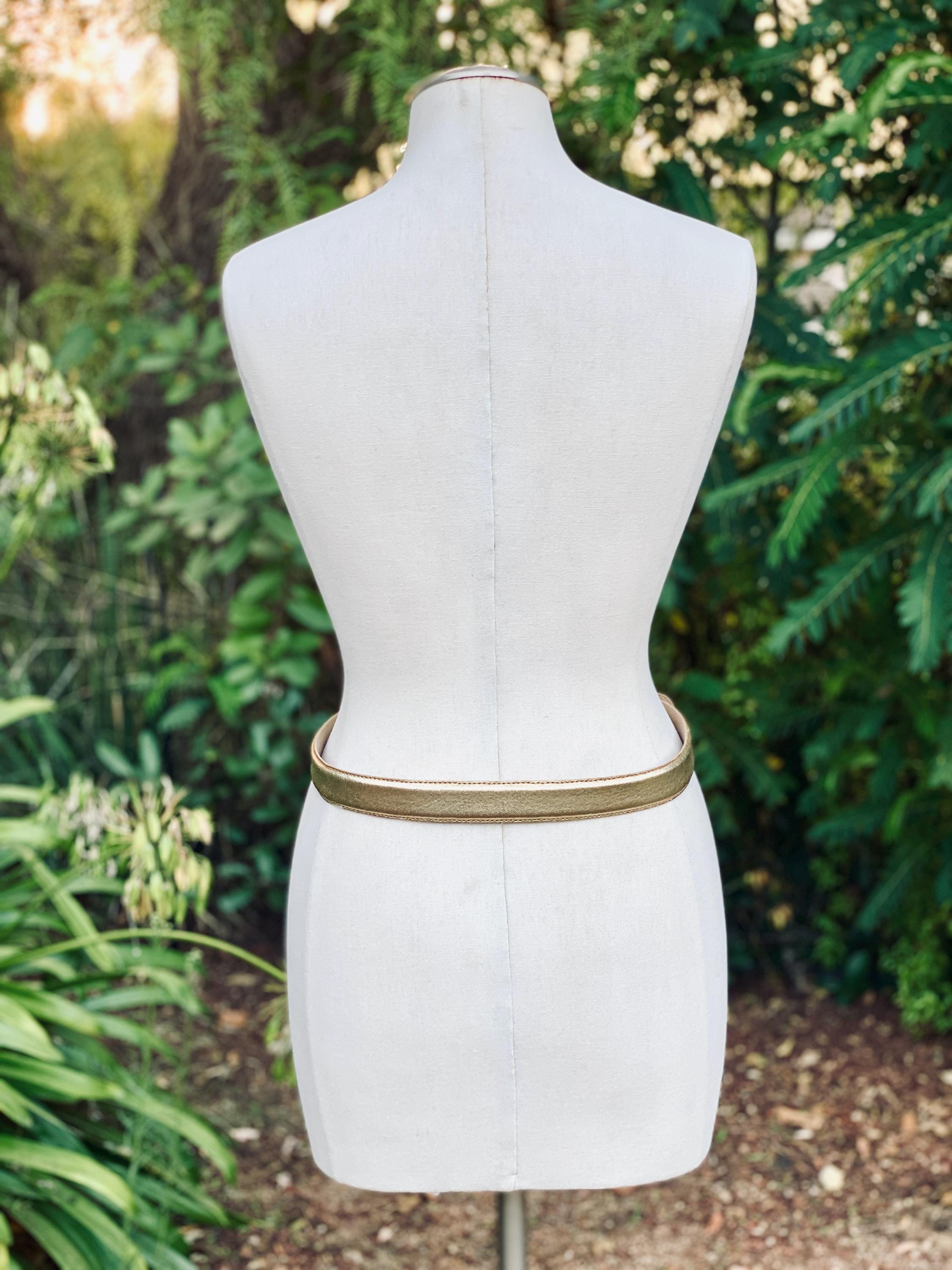 Capezio Cream and Gold Women\'s Belt KasiBelt-Nude_Gold3.jpg?v=  main image 3