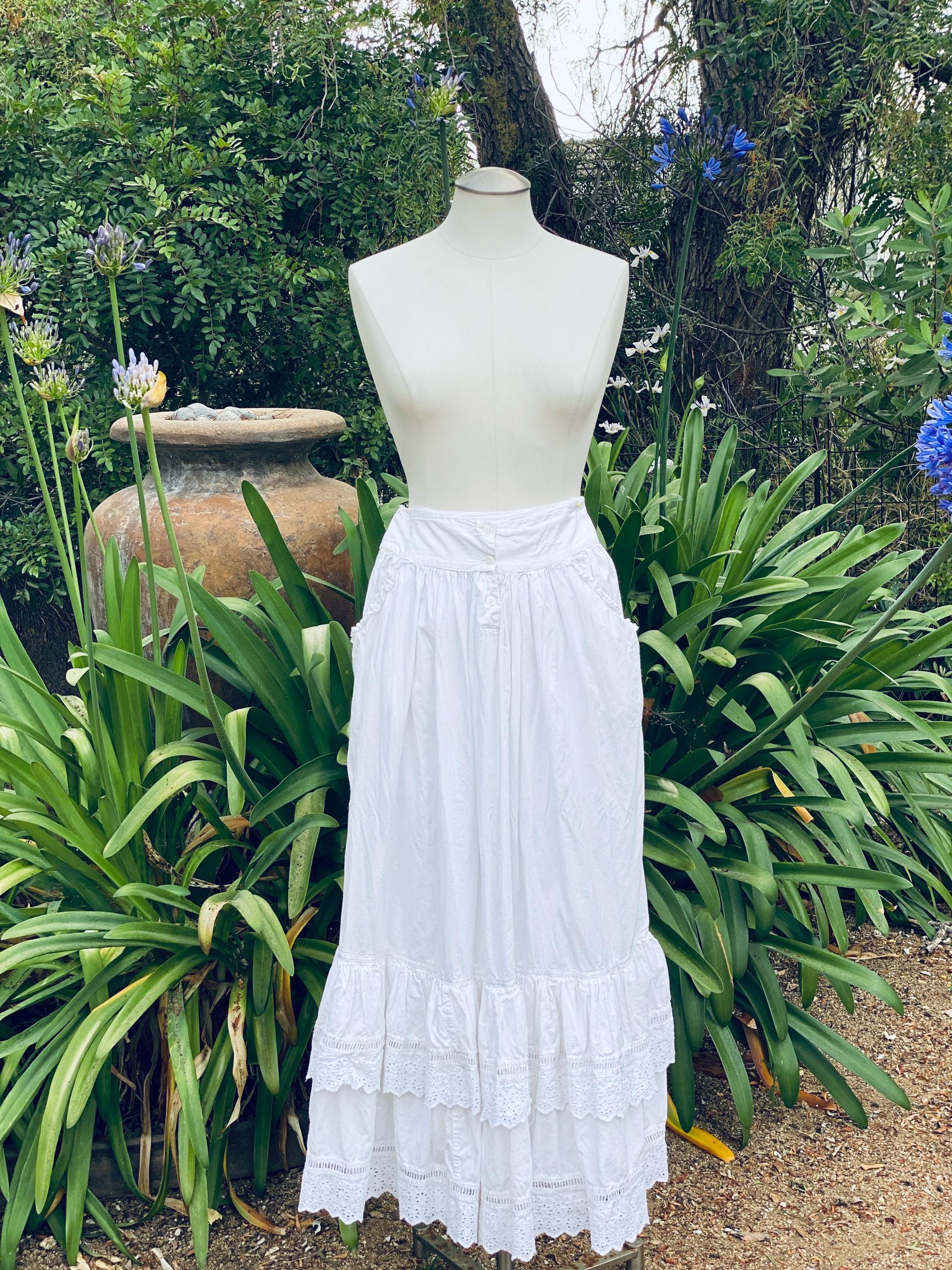 Maxi Skirts Prairie Skirt Petticoat Folkwear 206 Quilted Prairie