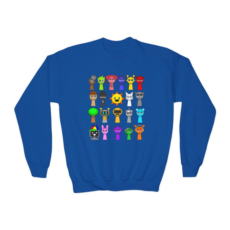 Sprunki Jacket Sprunki Kids Sweater Youth Crewneck Sweatshirt - New Design | Birthday ...