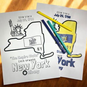 New York Coloring Page