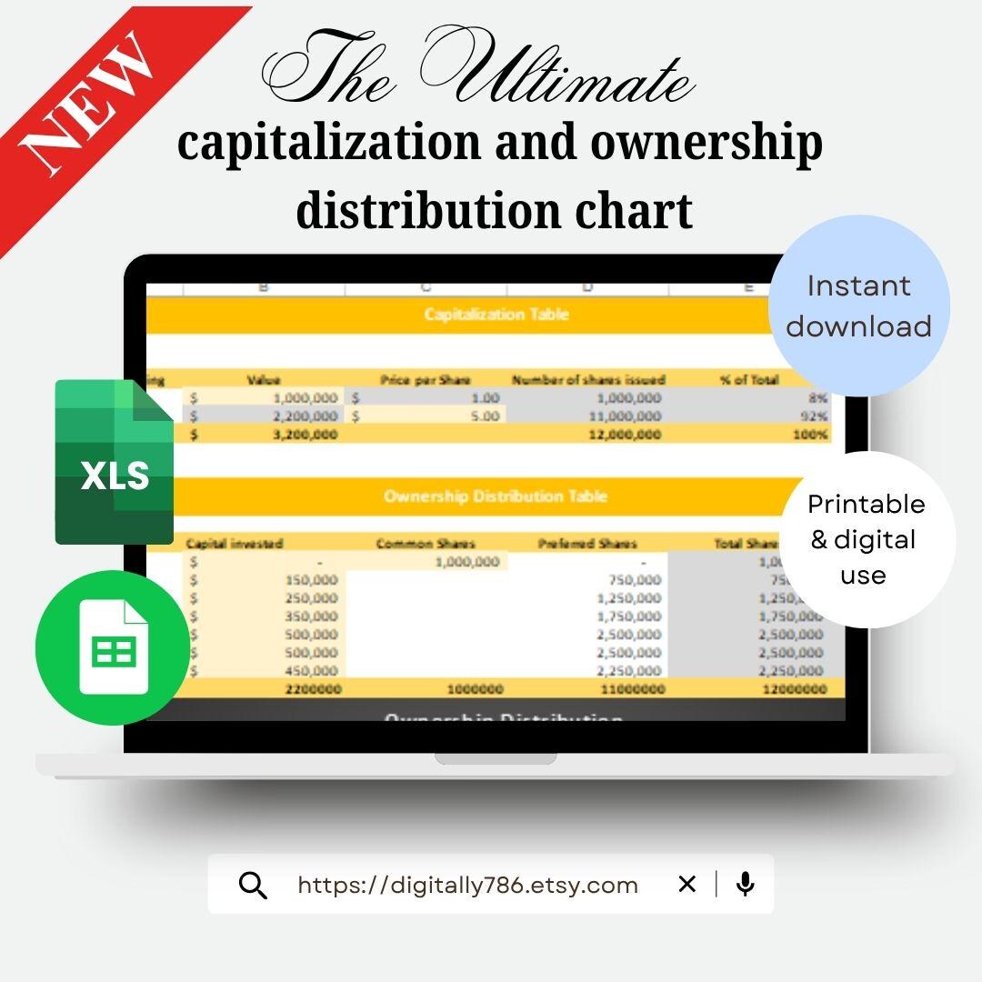 Equity Management Template | Small Business Income Expense Tracker ...