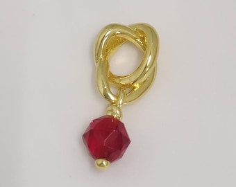 Pandora July Birthstone Eternity Circle Dangle Charm