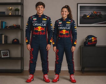 Custom Formula 1 Racing Suit 2026 : | CIK/FIA Level 2 Approved Karting Outfit | Personalized Kart Suit with Free Gloves
