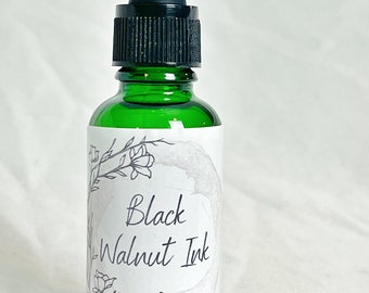 Black Walnut Ink, Handmade Calligraphy and Drawing Ink 1 oz