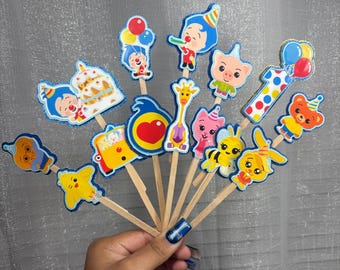 Plim Plim Cupcake Toppers 3 Schichten