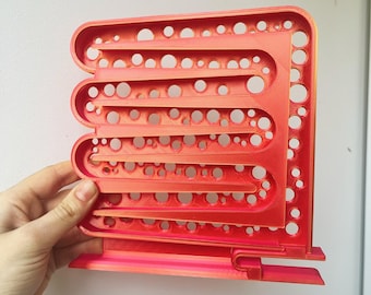 Marble Run Launcher – Kinetic Desk Toy | 3D Printed Marble Track | Licensed Binrux3D Design