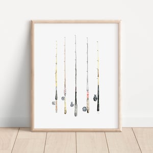 Fishing Rod Painting 