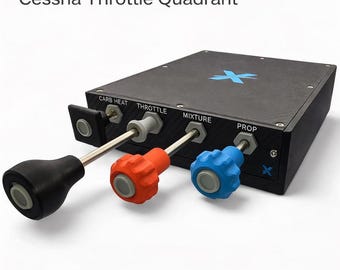 Flight Simulator Throttle Quadrant - General Aviation Throttle, MSFS, X-PLANE