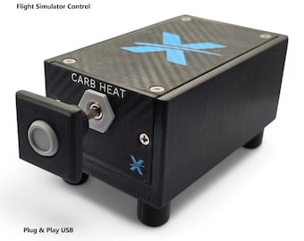 Flight Simulator Carb Heat Module – Realistic General Aviation Control (Plug & Play USB)