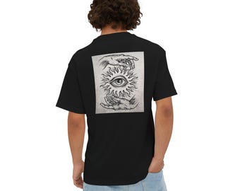 Mystic All Seeing Eye - Tee Unisex Boxy Occult T-Shirt