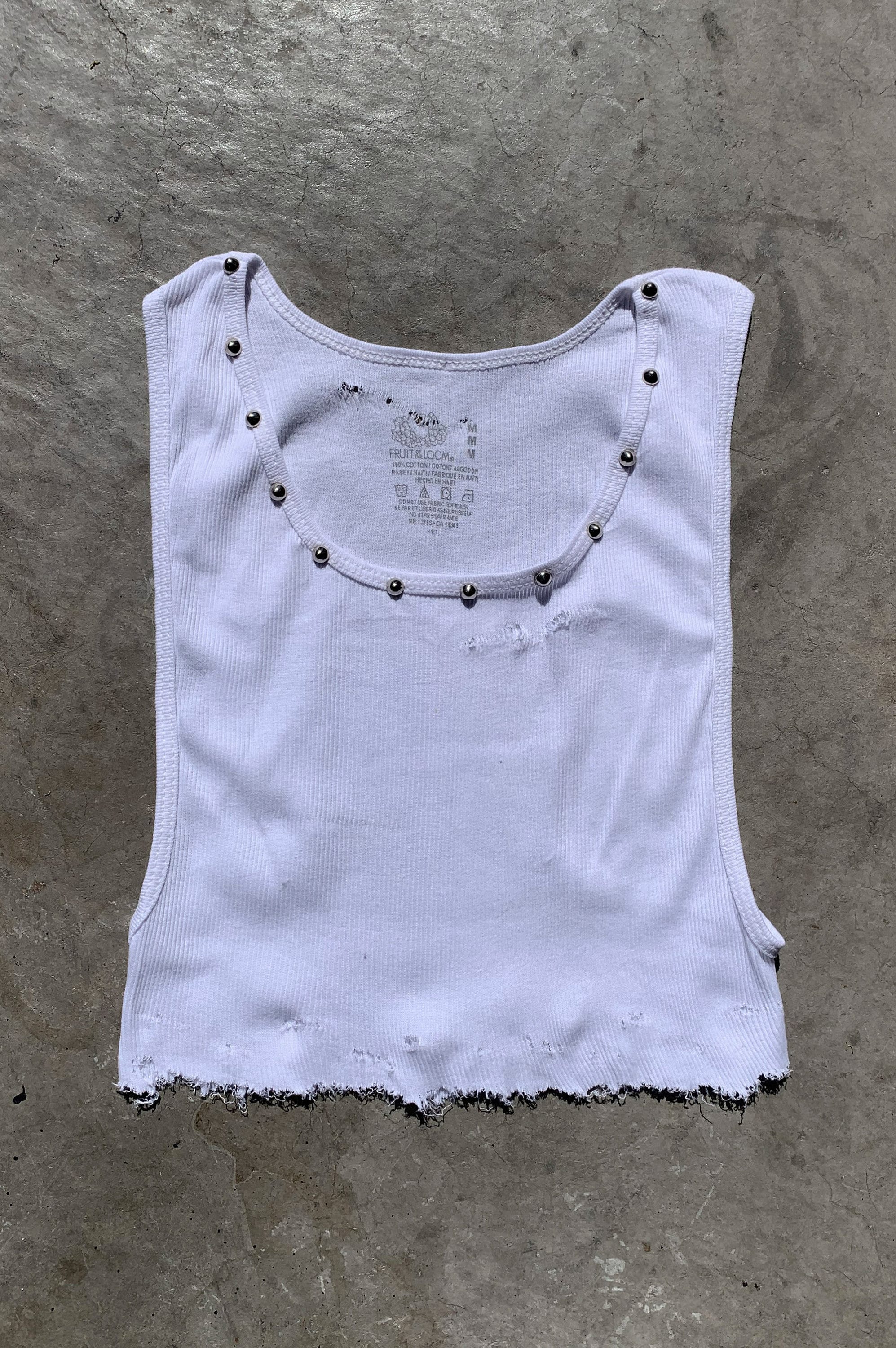 PUNK ROCK Lies White Ribbed Distressed Cut off Studded Underboob Crop Tank Top Fruit of Loom Ripped Thin Grunge Biker Tee T Shirt S/ML - Etsy PUNK ROCK Lies White Ribbed Distressed Cut off Studded Underboob Crop Tank Top Fruit of Loom Ripped Thin Grunge Biker Tee T Shirt S/ML - Etsy