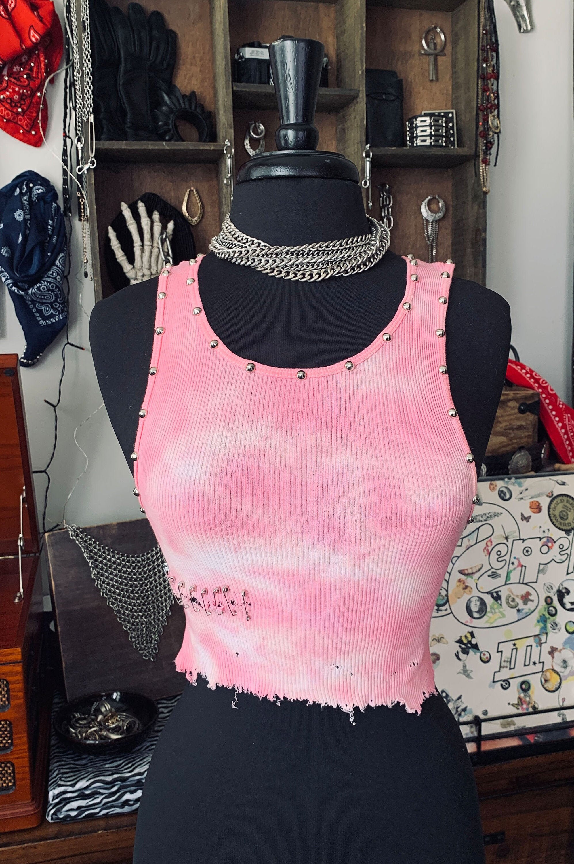 tie dye cut off shirts