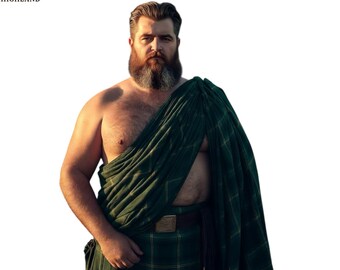 Men's Traditional Highland Kilt: 16th Century Style, 50+ Tartans