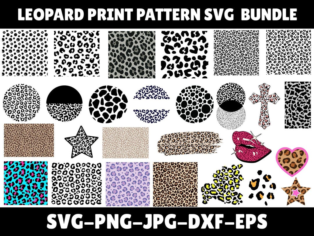 Leopard Print Pattern Svg ,leopard Pattern Svg Repeating Pattern ...