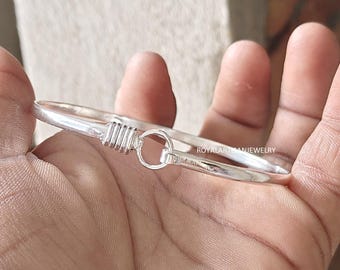 Handmade .925 Silver Caribbean Hook Bracelet. Free Shipping in a