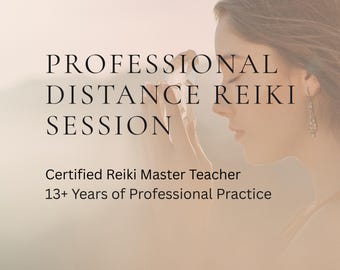 Distance Reiki Session | Remote Reiki 20–60 min | Guided Meditation, Temporary Attunement & Oracle