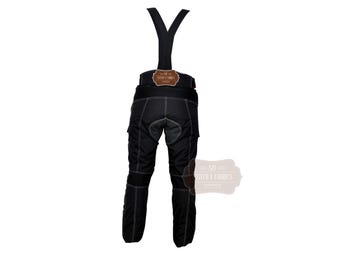 Pantalones de Moto para Hombre con Armadura | Impermeables | Pantalones de Touring y Aventura con Tirantes
