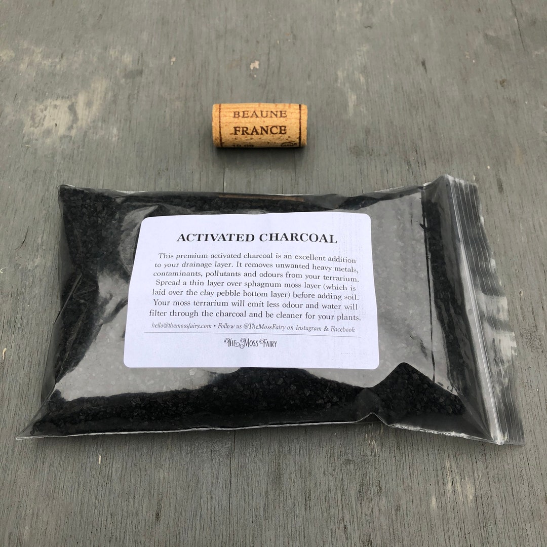 Activated Carbon for Terrariums Terrarium Charcoal for Houseplant