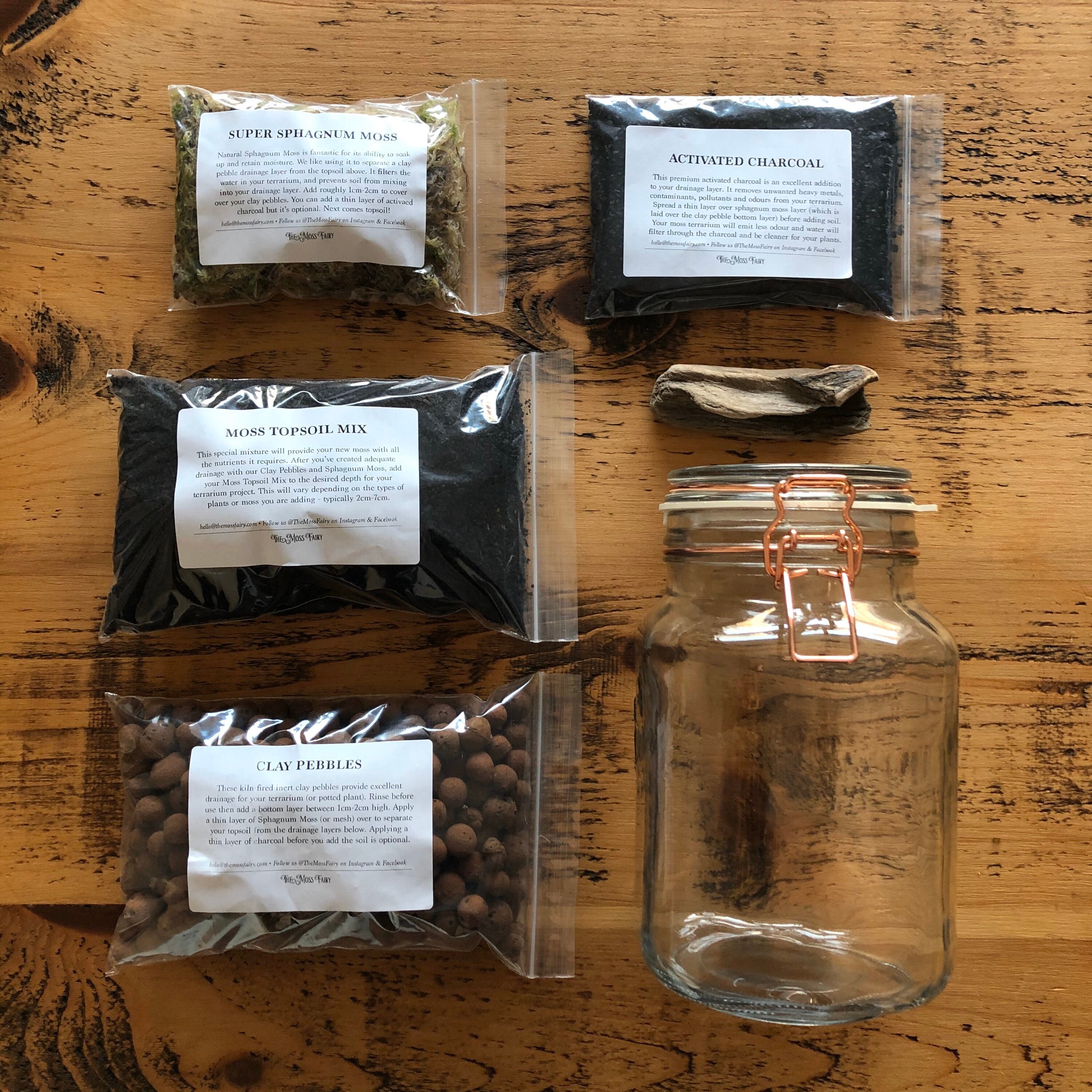 Moss Starter Sets & Terrarium Kits – Moss Acres