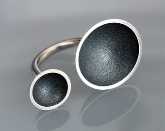 ring 2 cups (big) black