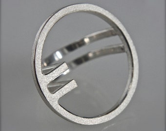 Ring OQ 1 in sterling silver