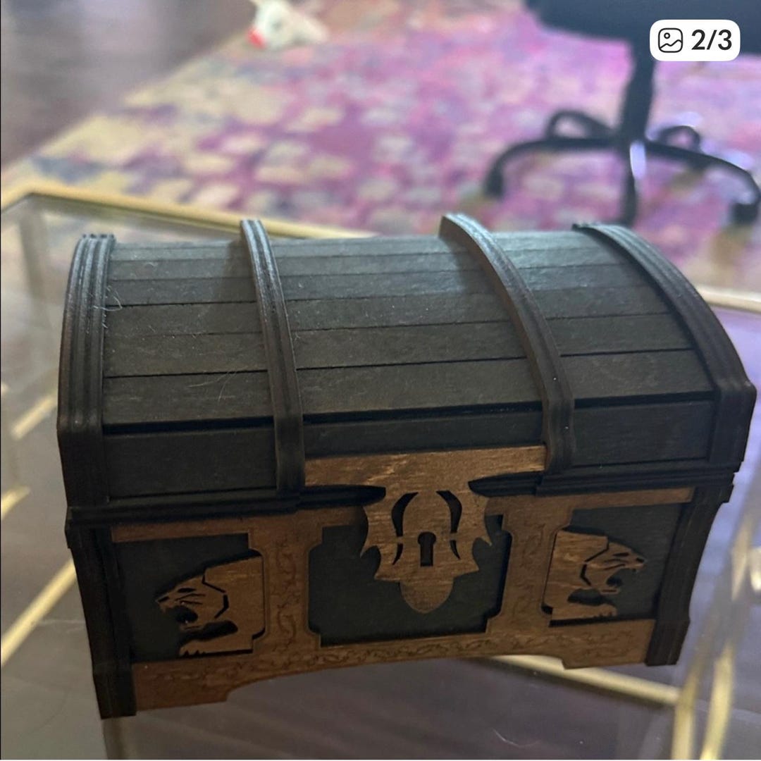 Handmade Wooden Treasure Box - Etsy