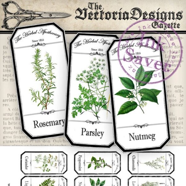 Apothecary Labels - Etsy