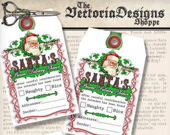 Christmas Naughty Nice Tags, Christmas Naughty Tags, Christmas Gift Tags, Santa Tags, Christmas Paper Craft, Printable Christmas Tags 001278