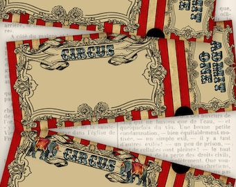 circus ticket etsy free numbered raffle ticket template