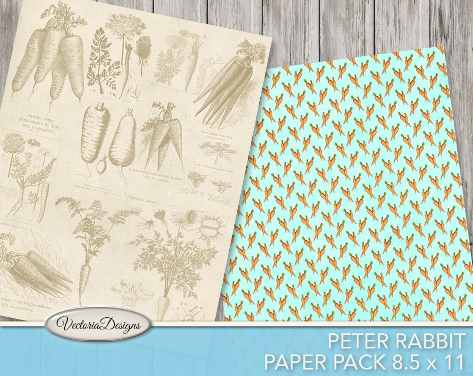 Peter Rabbit Paper Pack Junk Journal Pages Printable 8.5 X 11 | Etsy