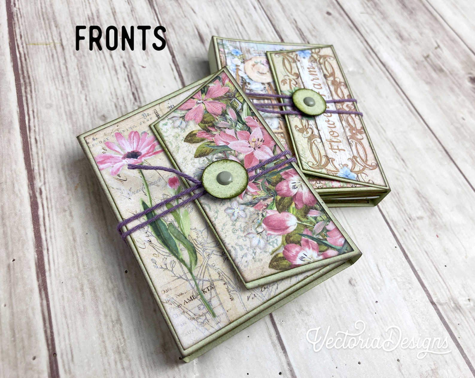 Flower Farm Tiny Mini Booklet Mini Project Booklet Craft Kit Folio Kit ...