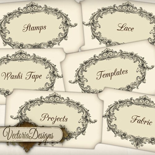 Craft Room Organization Labels Craft Room Labels Printable Etsy