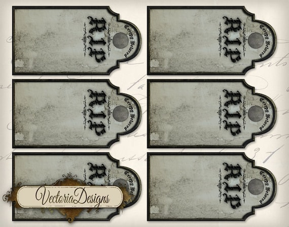 Blank Tombstone Template Printable