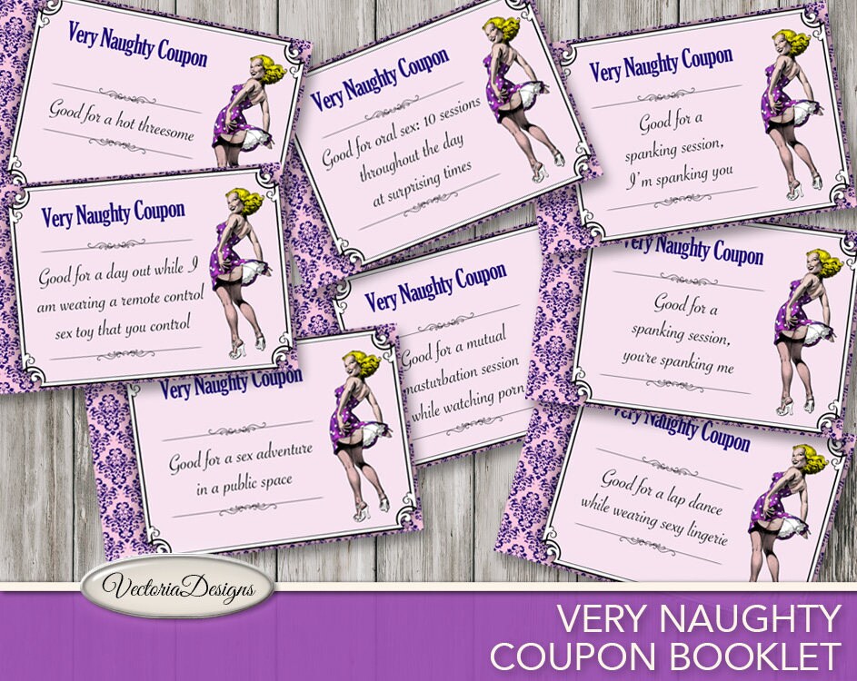 Sex Coupons Naughty Coupon Book Mens T Valentines Coupons T