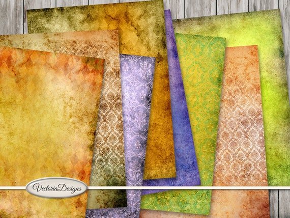Halloween Paper Pack, Halloween Printable Paper, Halloween Collage Sheets, Halloween Junk Journal, Grunge Halloween Paper, 001647