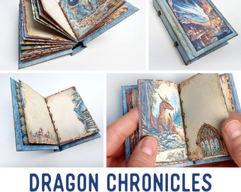 Dragon Chronicles DIY Mini Book Printable Craft - 003950