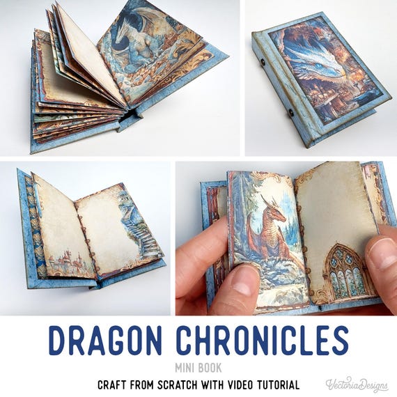 Dragon Chronicles DIY Mini Book Printable Craft - 003950