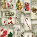 Christmas Tickets, Vintage Christmas Labels, Christmas Party Tickets, Digital Tickets, Christmas Embellishments, Xmas Tickets 001016 
