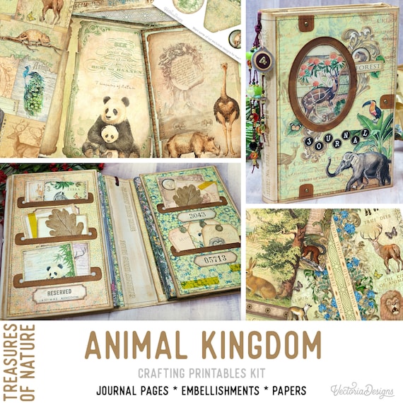 Animal Kingdom (Standard) - Printable Craft Kit - Treasures of Nature - 002393