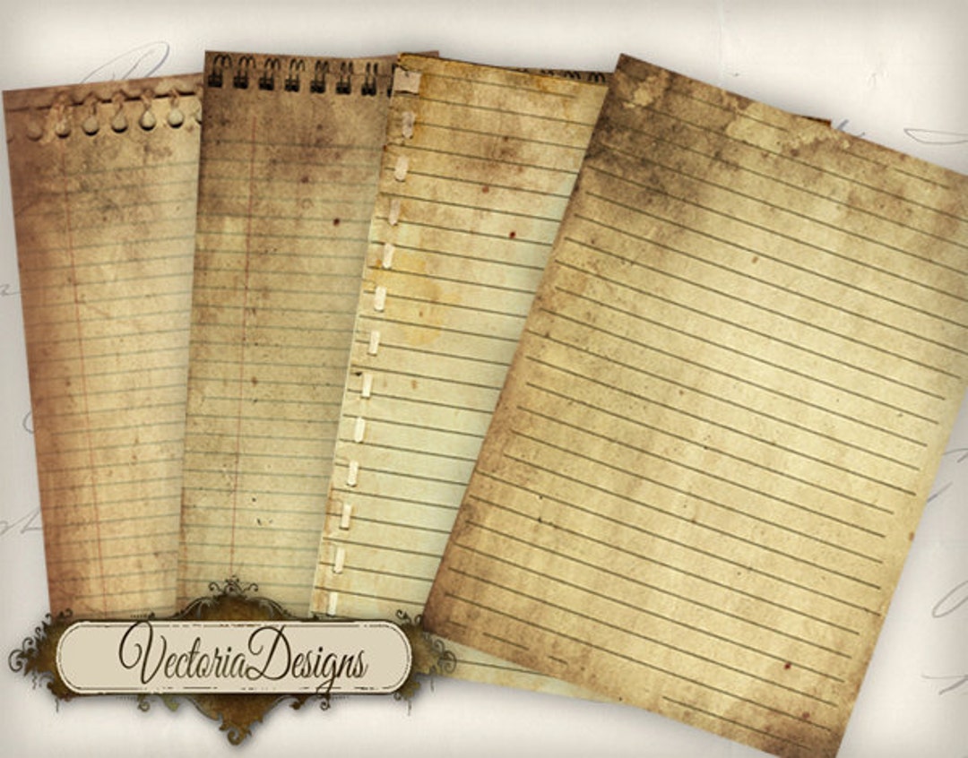 Grunge Journal Pages Printable Journaling Paper Craft Art Hobby ...