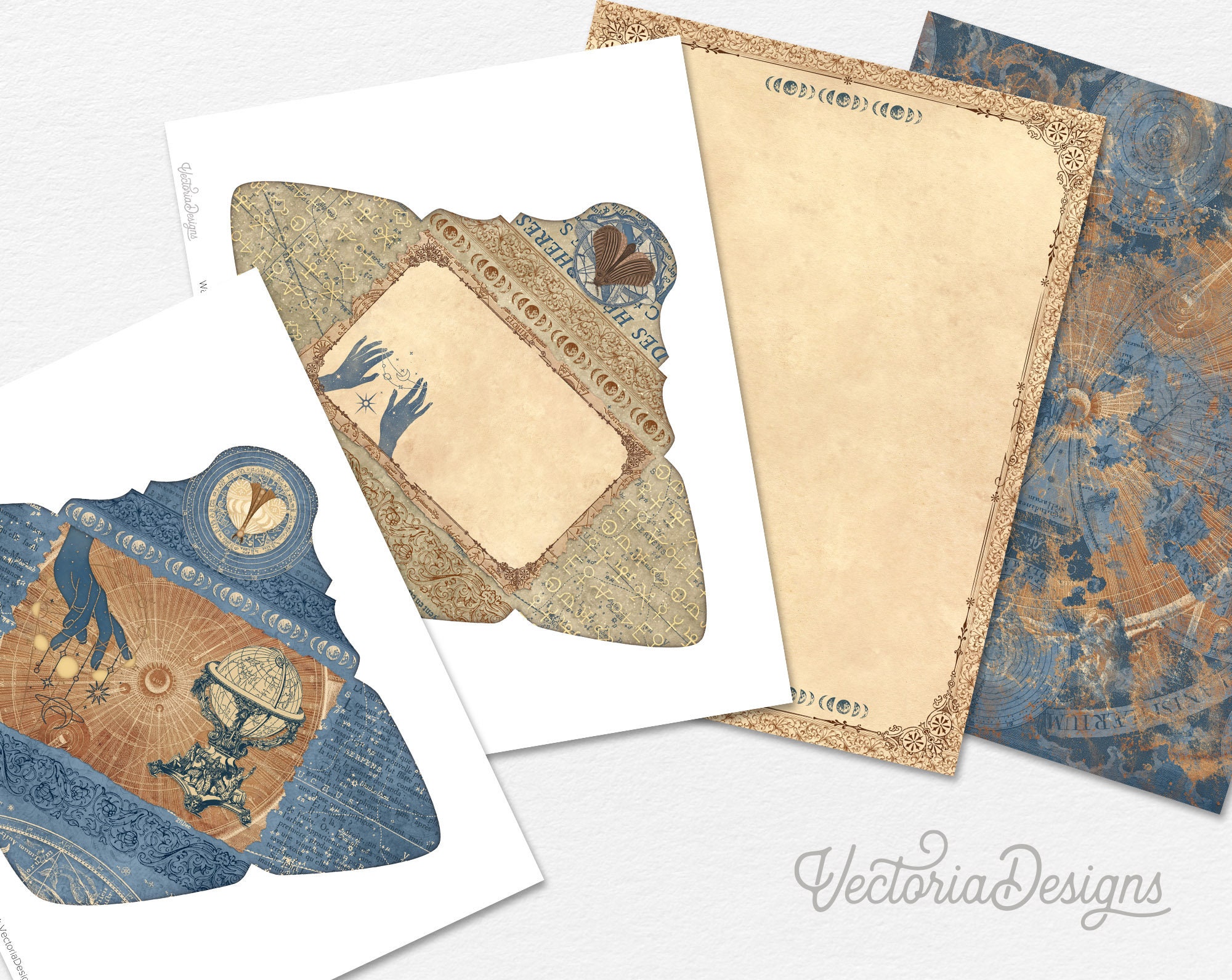 Zodiac Envelopes and Writing Paper Astrology Envelope Etsy