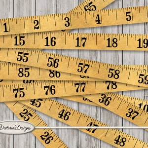 Measure Up - Vintage Retro Seamstress Measuring Tape Art Board Print for  Sale by elevens