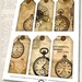 Printable Clock Tags Paper Crafting Scrapbooking Steampunk Crafts ...