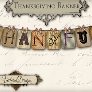 Thanksgiving Banner, Printable Banner, Thanksgiving Decoration, Thankful Banner, Thanksgiving Gift, Thanksgiving Signs, Thanksgiving 000251