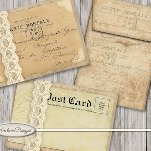 Junk Journal Embellishments, Scrapbook Digital, Vintage Postcards, Vintage Envelopes, Printable Envelopes, Digital Envelopes 001512