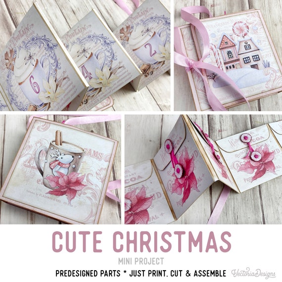 Christmas Mini Project Cute Christmas Vacation Crafts Celebration Gift DIY Gift Christmas Gift Printable Craft kit Printable Gift 003160